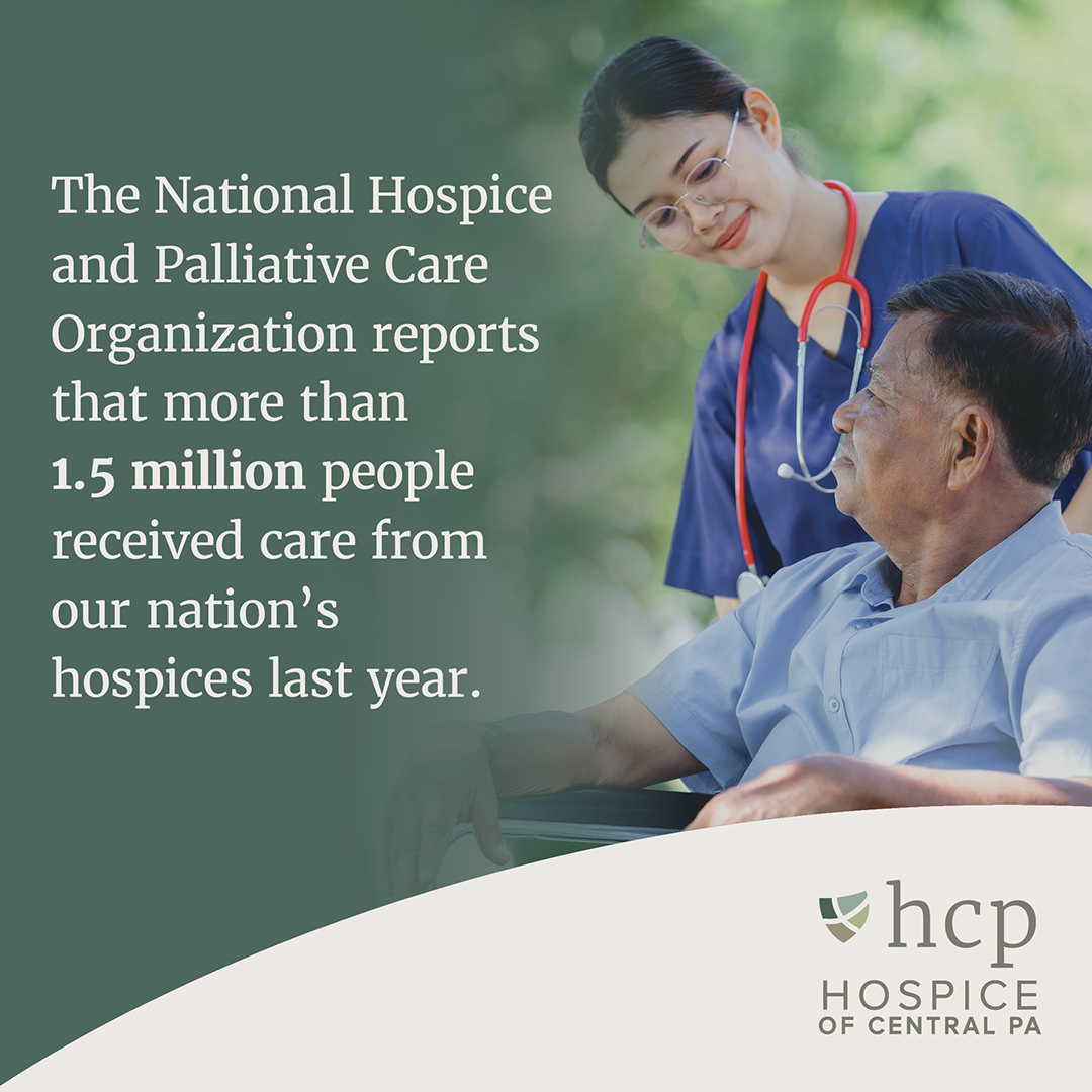 The National Hospice and Palliative Care Organization reports that more than 1.5 million people received care from our nation’s hospices last year.